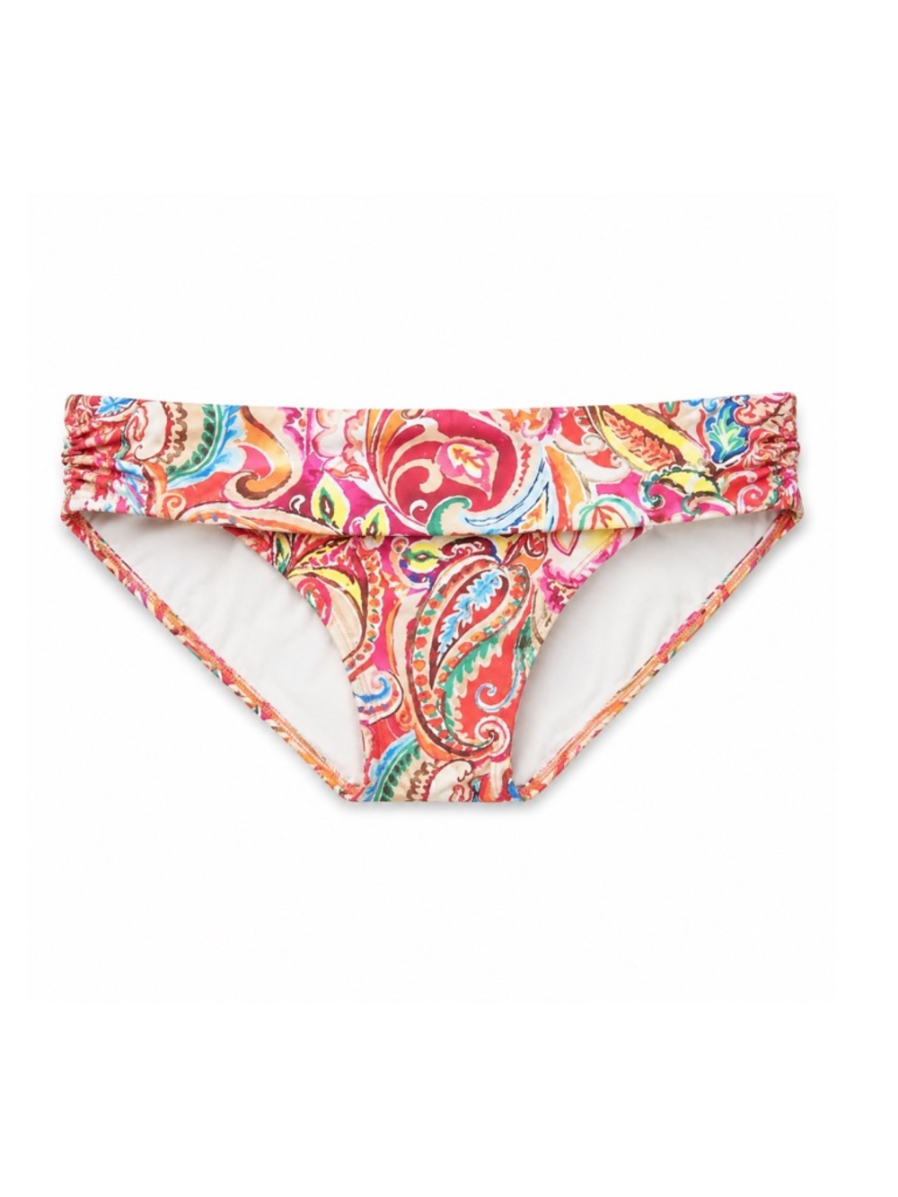 LAUREN Ralph Lauren Paisley Fold Over Swim Bottoms